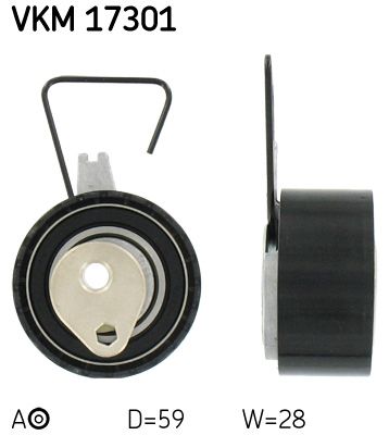 Rolka napinacza, pasek rozrządu SKF VKM 17301
