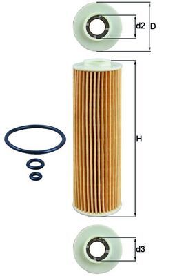 Filtr oleju KNECHT OX 183/5D1