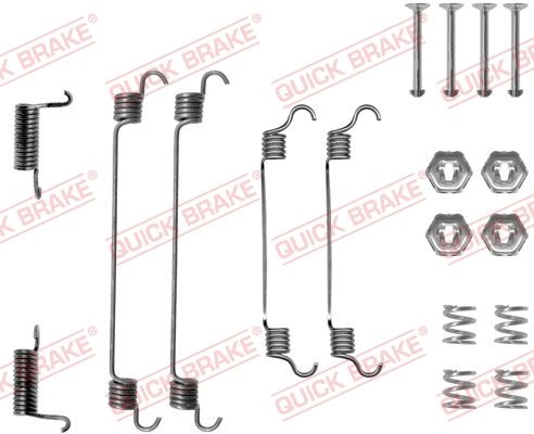 Zestaw akcesoriów, szczęki hamulcowe QUICK BRAKE 105-0737