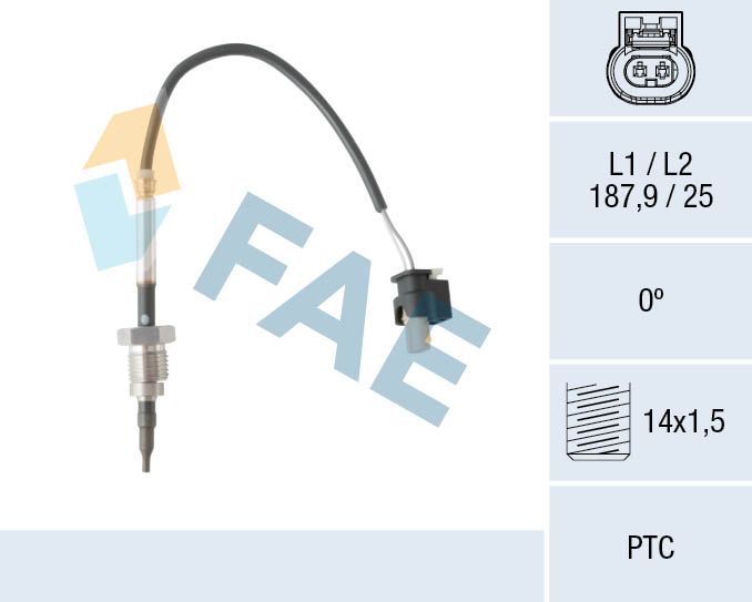 czujnik, temperatura spalin FAE 68052