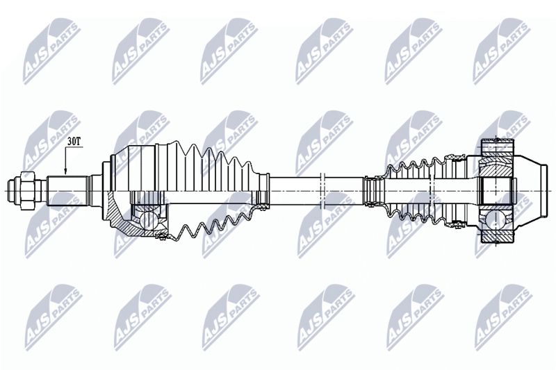 Wał napędowy NTY NPW-AU-025