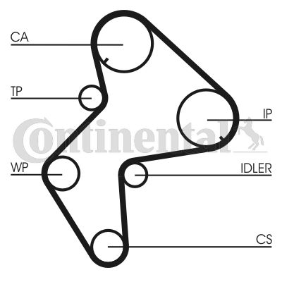 Pasek rozrządu CONTINENTAL CTAM ct775