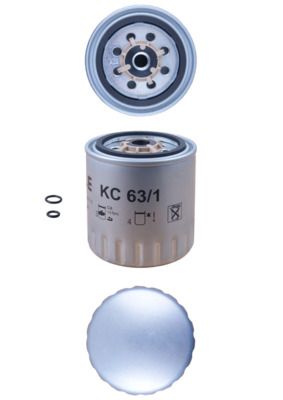 Filtr paliwa MAHLE KC63/1D