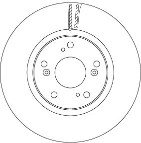 Tarcza hamulcowa TRW DF6689