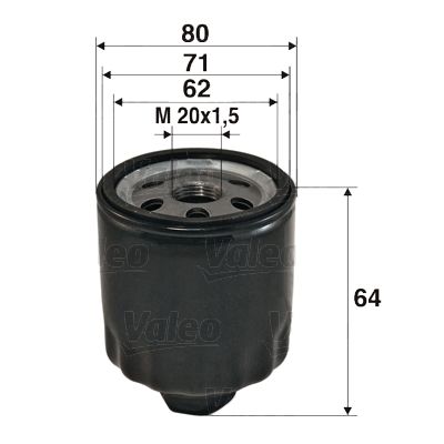 Filtr oleju VALEO 586003