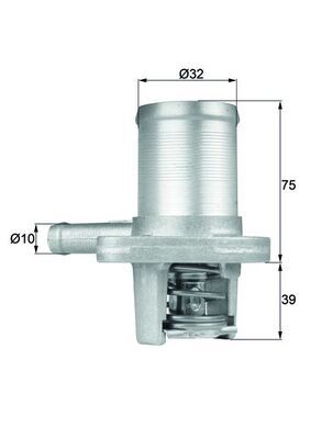 Termostat, płyn chłodzący MAHLE TI4089