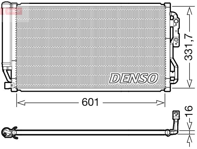 Skraplacz, klimatyzacja Denso DCN05035