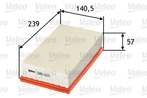 Filtr powietrza VALEO 585071