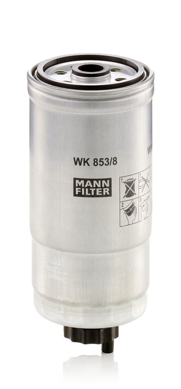 Filtr paliwa MANN-FILTER wk 853/8