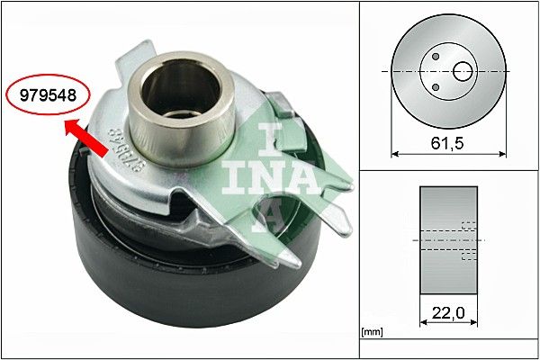 Rolka napinacza, pasek rozrządu INA 531 0525 30