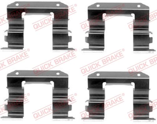 Zestaw akcesoriów, klocki hamulcowe QUICK BRAKE 109-1182