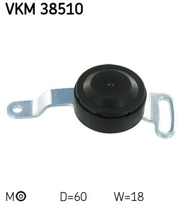 Rolka napinacza, pasek klinowy wielorowkowy SKF VKM 38510