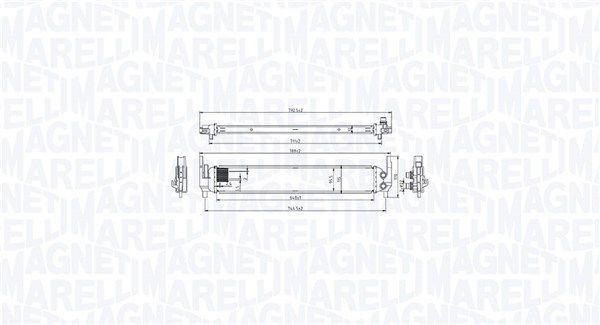 Chłodnica powietrza doładowującego MAGNETI MARELLI 351319206060
