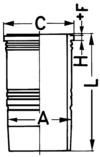 Tuleja cylindrowa KOLBENSCHMIDT 89518120