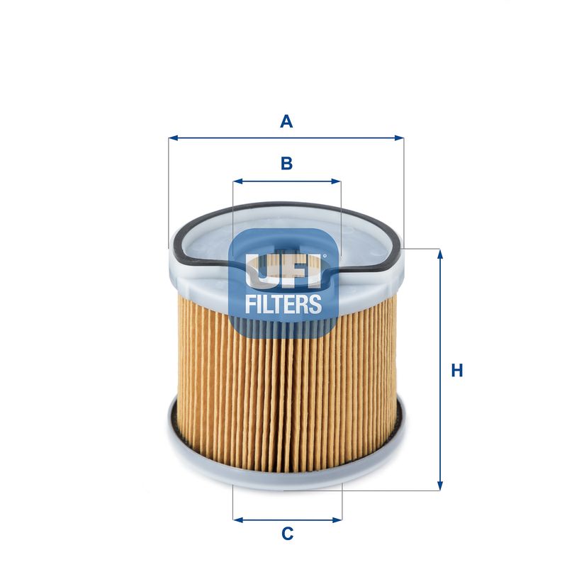 Filtr paliwa UFI 26.691.00
