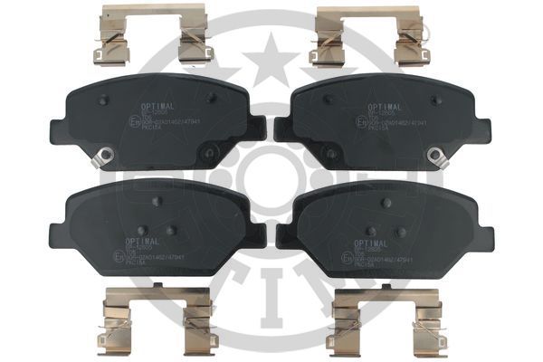 Zestaw klocków hamulcowych, hamulce tarczowe OPTIMAL BP-12805