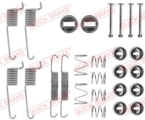 Zestaw akcesoriów, szczęki hamulcowe QUICK BRAKE 105-0714