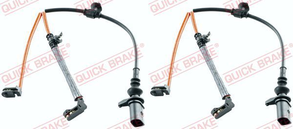 Styk ostrzegawczy, zużycie okładzin hamulcowych QUICK BRAKE WS 0489 A