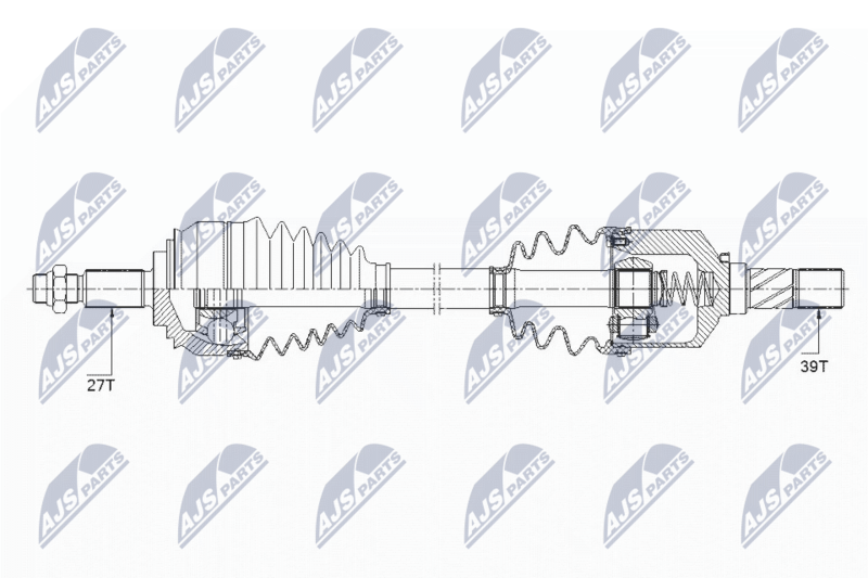Wał napędowy NTY NPW-RE-154