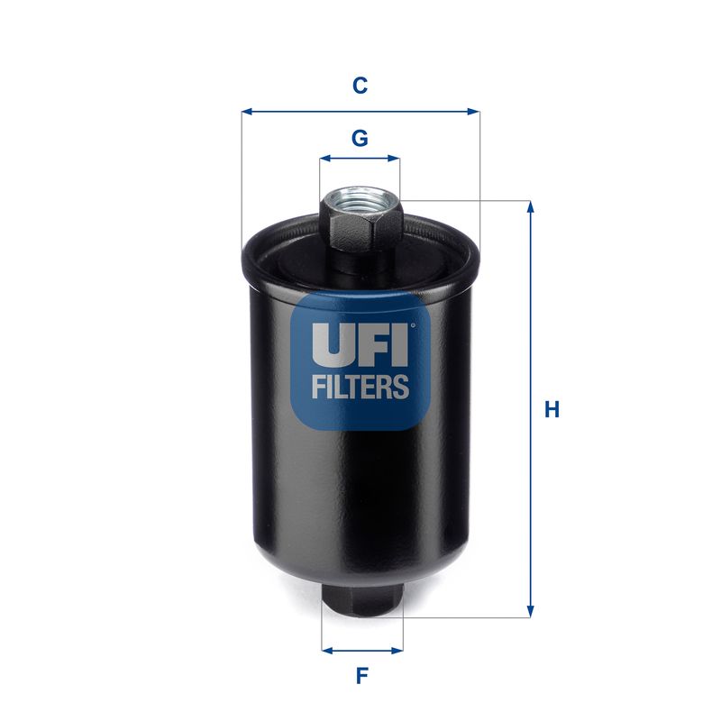 Filtr paliwa UFI 31.741.00