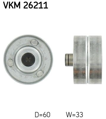 rolka kierunkowa / prowadząca, pasek rozrządu SKF vkm 26211