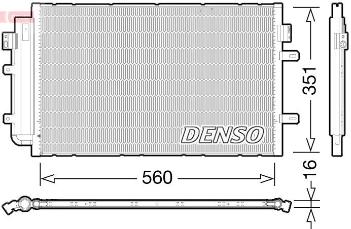 Skraplacz, klimatyzacja Denso DCN12005