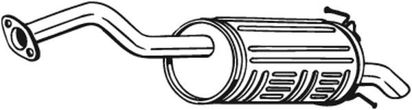 Tłumik końcowy BOSAL 163-055
