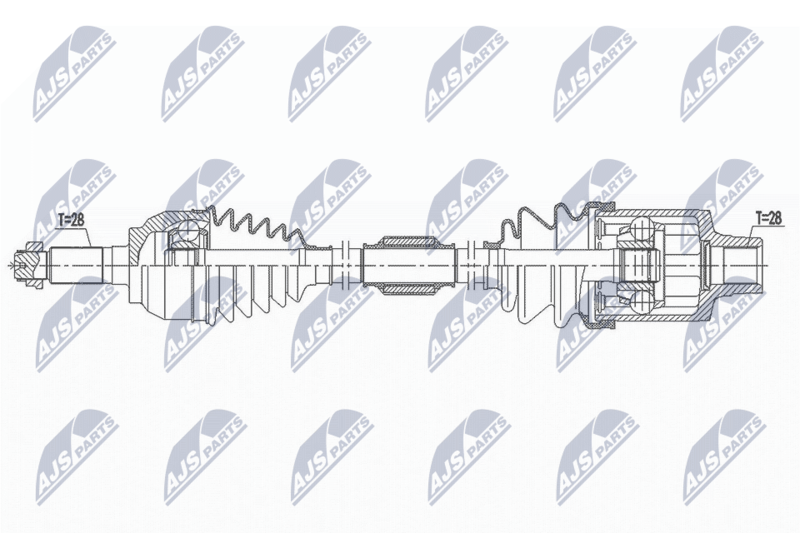 Wał napędowy NTY NPW-MZ-064