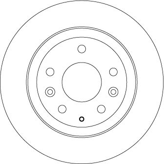 Tarcza hamulcowa TRW DF6807