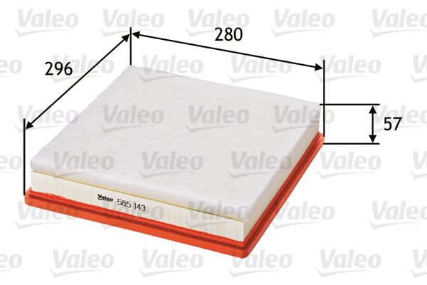 Filtr powietrza VALEO 585143