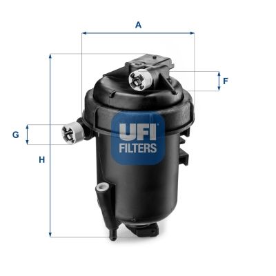 Filtr paliwa UFI 55.144.00