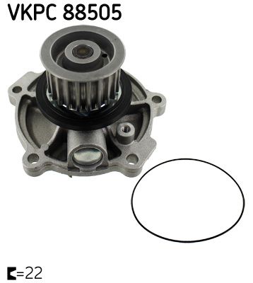 Pompa wody, chłodzenie silnika SKF VKPC88505