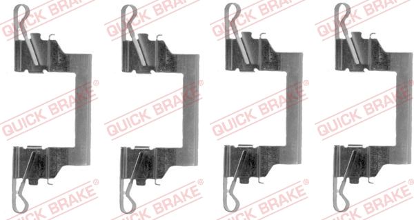 Zestaw akcesoriów, klocki hamulcowe QUICK BRAKE 109-1614
