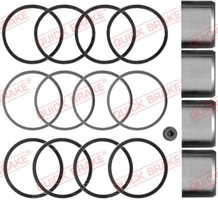 Zestaw naprawczy, zacisk hamulca QUICK BRAKE 114-5045