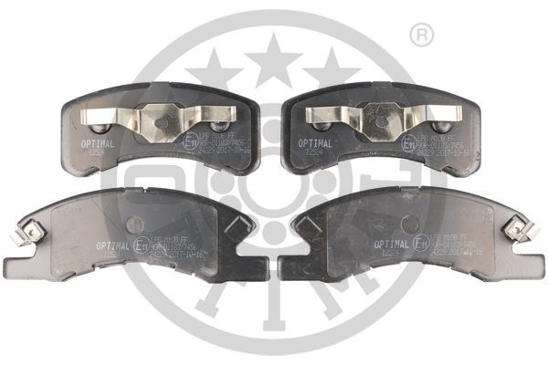 Zestaw klocków hamulcowych, hamulce tarczowe OPTIMAL BP-12524