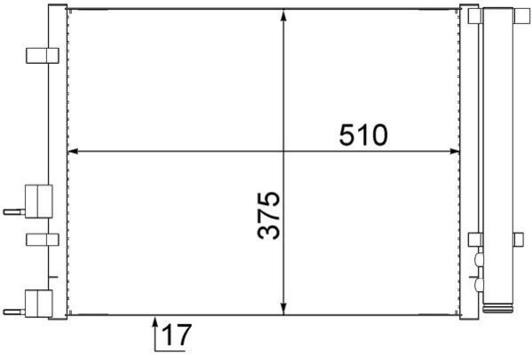 Skraplacz, klimatyzacja MAHLE AC731000S