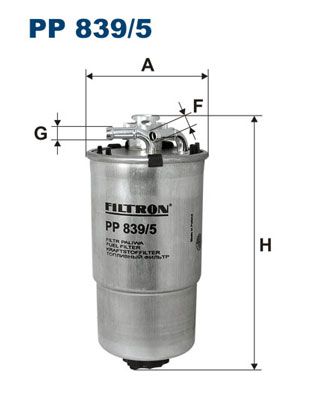 Filtr paliwa FILTRON pp 839/5