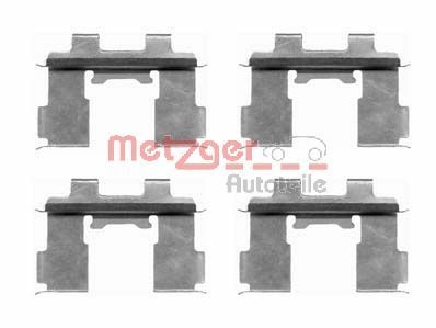 Zestaw akcesoriów, klocki hamulcowe METZGER 109-1630