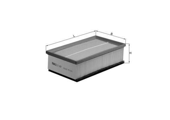 Filtr powietrza KNECHT LX 1497