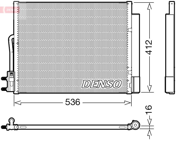 Skraplacz, klimatyzacja Denso DCN20043