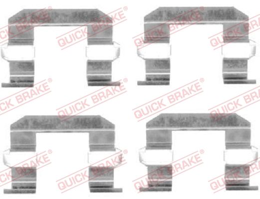 Zestaw akcesoriów, klocki hamulcowe QUICK BRAKE 109-1645