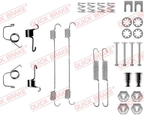 Zestaw akcesoriów, szczęki hamulcowe QUICK BRAKE 105-0617