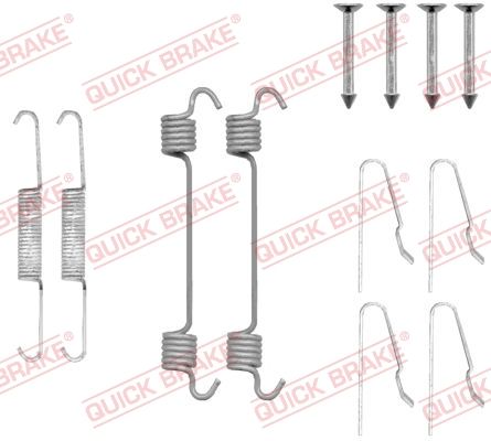 Zestaw akcesoriów, szczęki hamulcowe hamulca postojowego QUICK BRAKE 105-0808