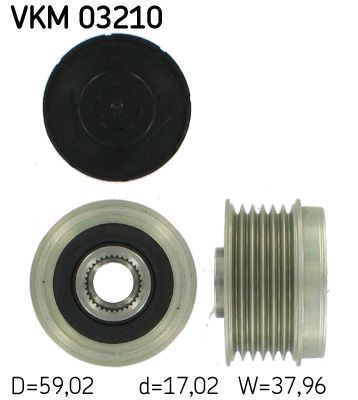 Alternator - sprzęgło jednokierunkowe SKF VKM03210