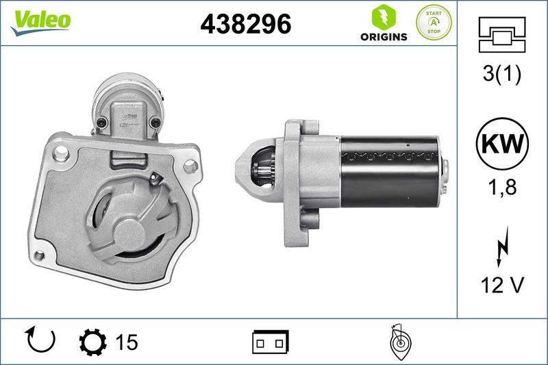 Rozrusznik VALEO 438296