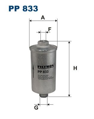 Filtr paliwa FILTRON pp 833