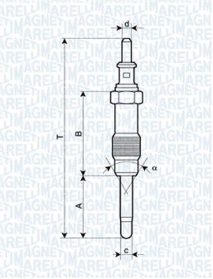 Świeca żarowa MAGNETI MARELLI 062900046304