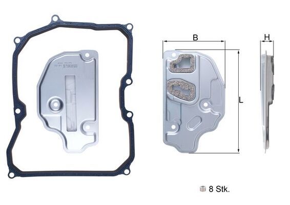 Filtr hydrauliczny, automatyczna skrzynia biegów MAHLE HX150KIT