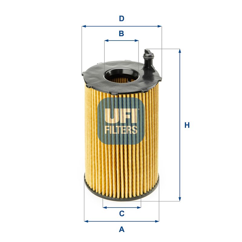 Filtr oleju UFI 25.141.00