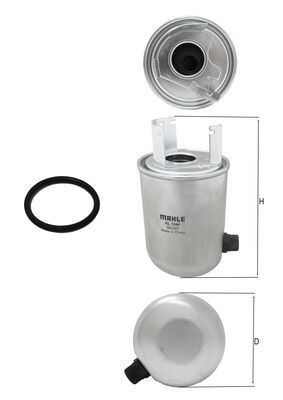 Filtr paliwa KNECHT KL 1244D